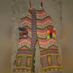 Kantha Bae Seeker Bohemian Patchwork Overalls